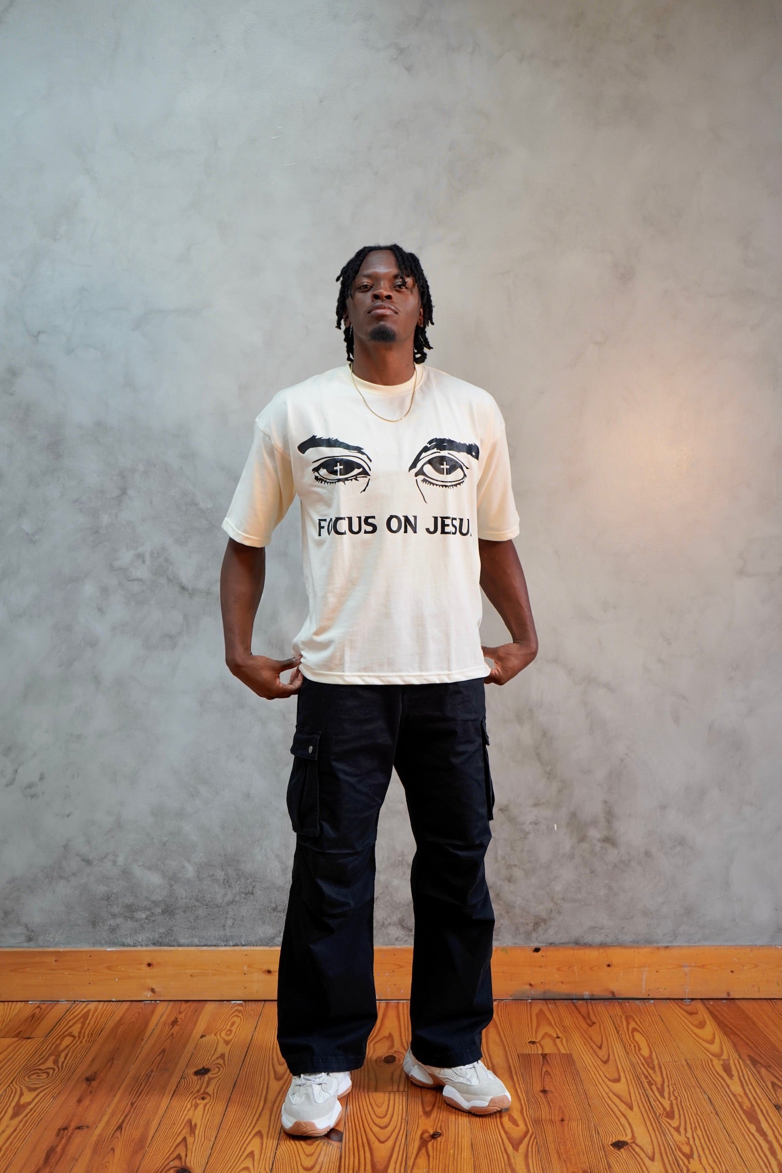 Focus on Jesus Box Tee – SinnertoSaint