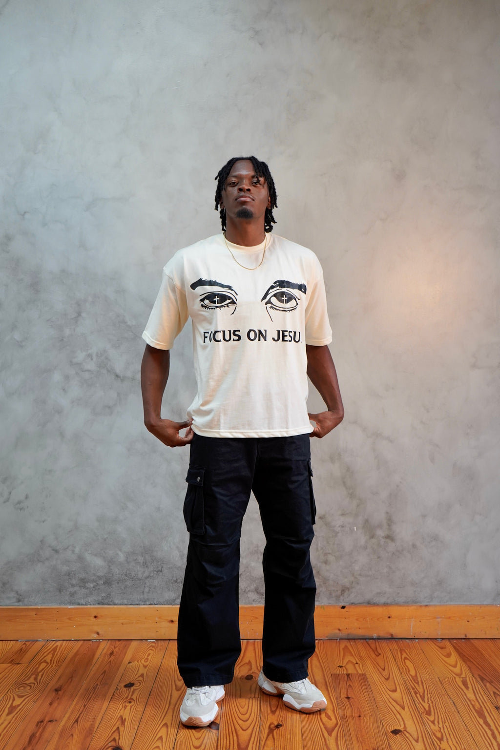 Focus on Jesus Box Tee