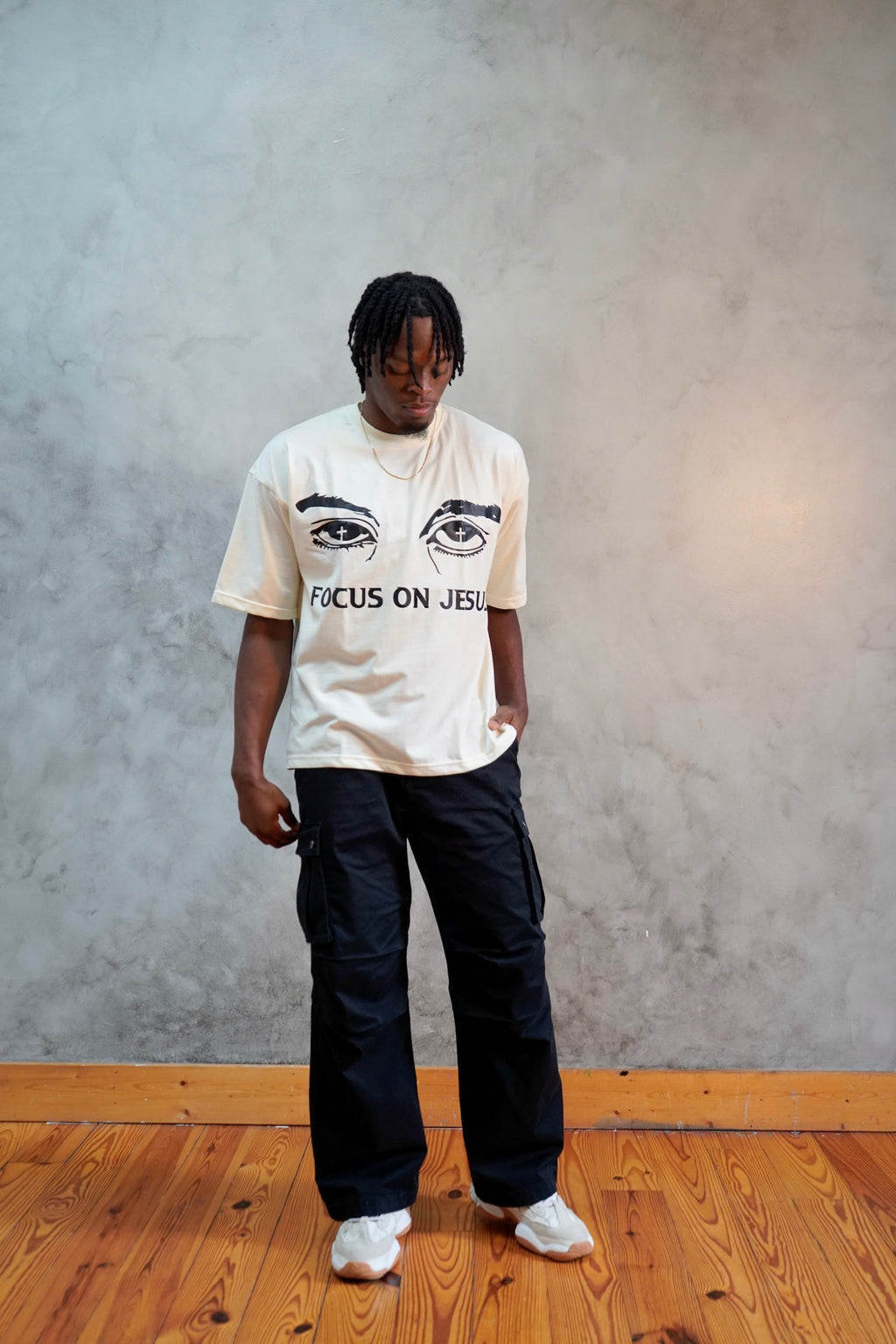 Focus on Jesus Box Tee