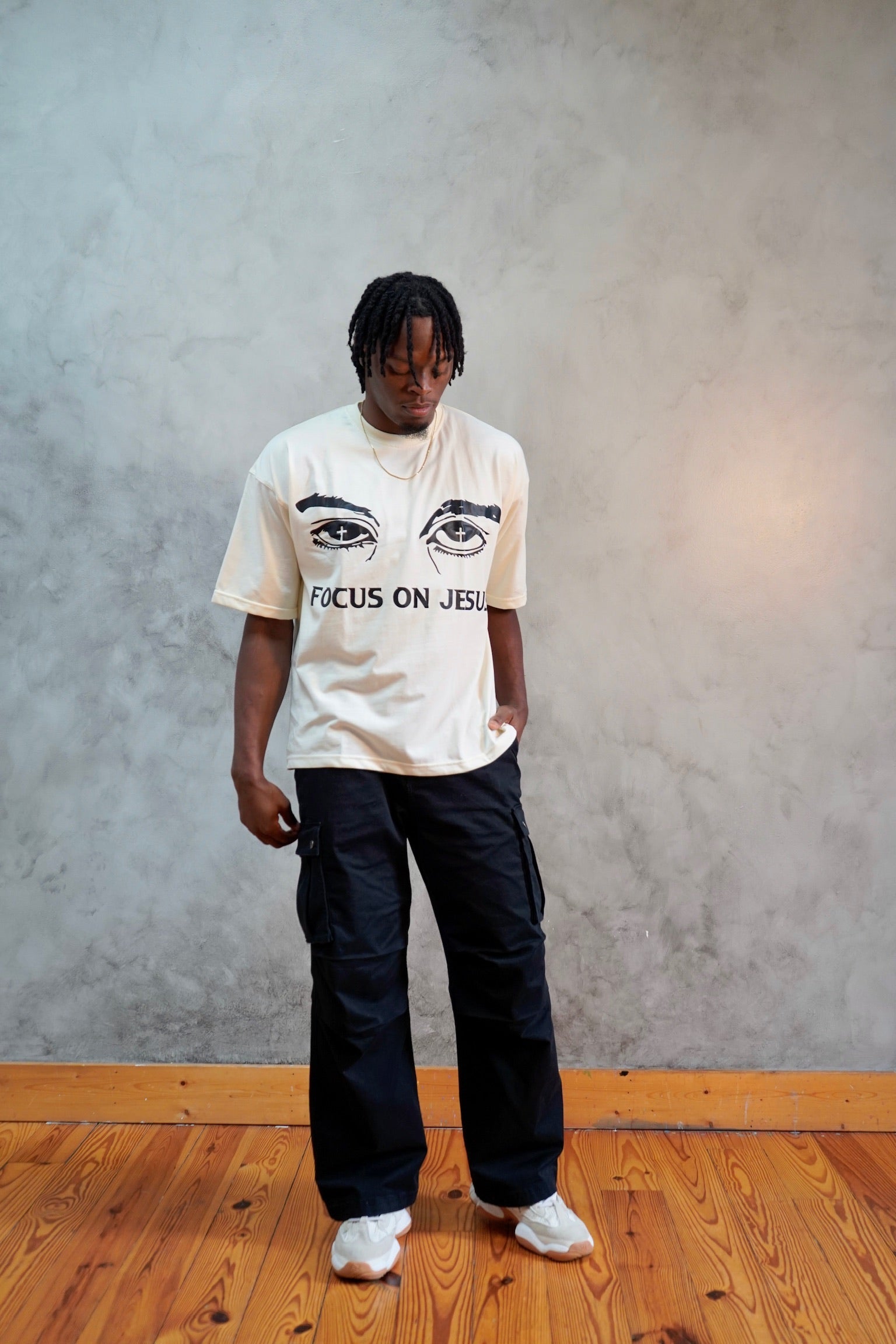 Focus on Jesus Box Tee