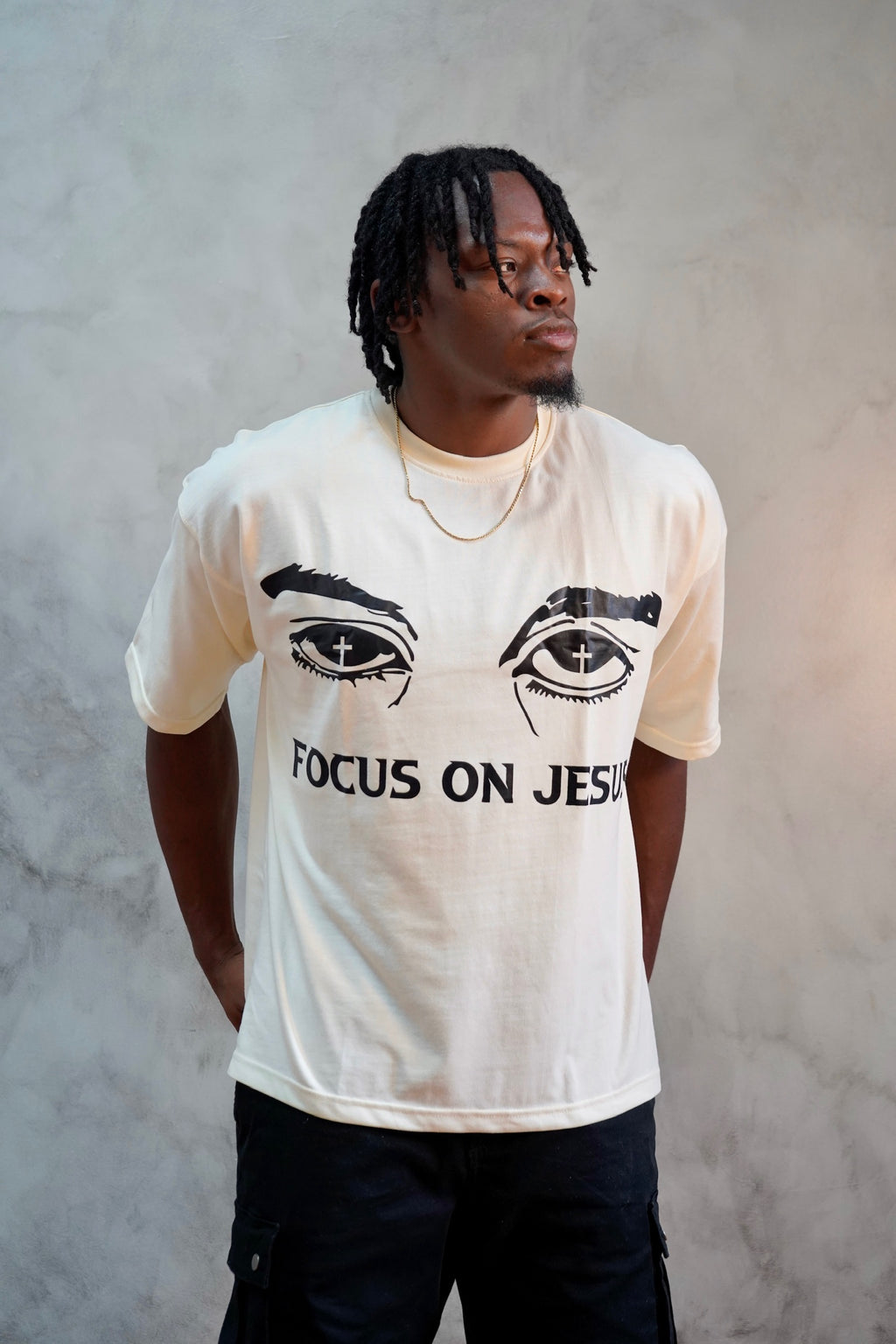 Focus on Jesus Box Tee