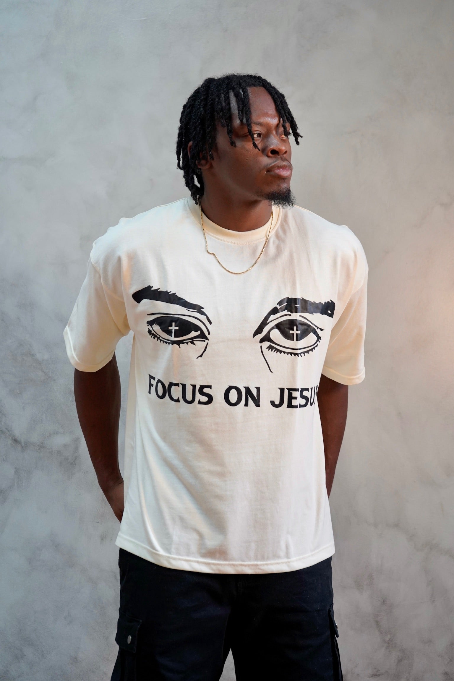 Focus on Jesus Box Tee
