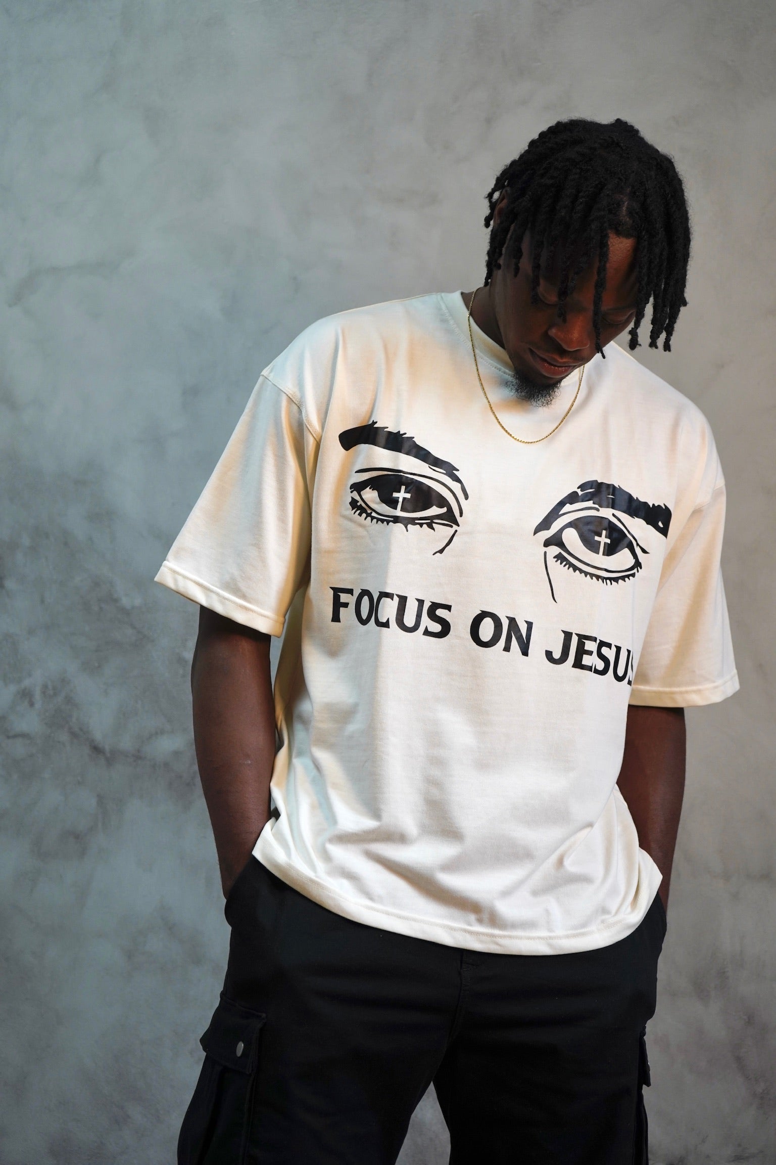 Focus on Jesus Box Tee