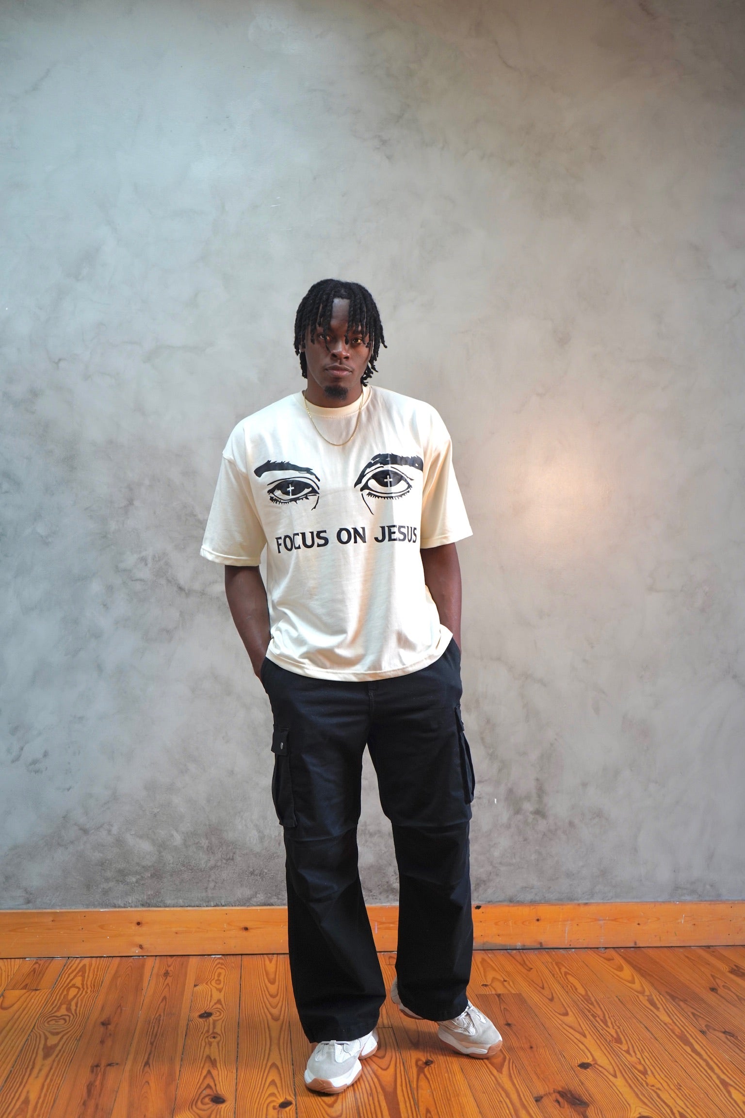 Focus on Jesus Box Tee