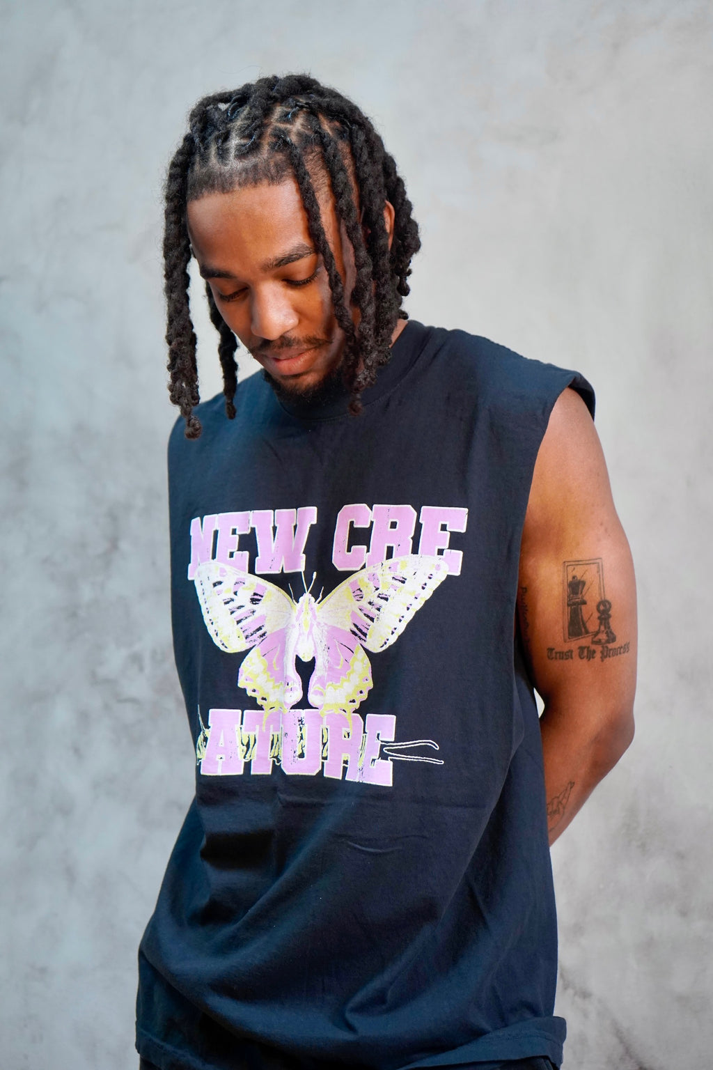 New Creature Cut Off Tee (LIMITED STOCK)