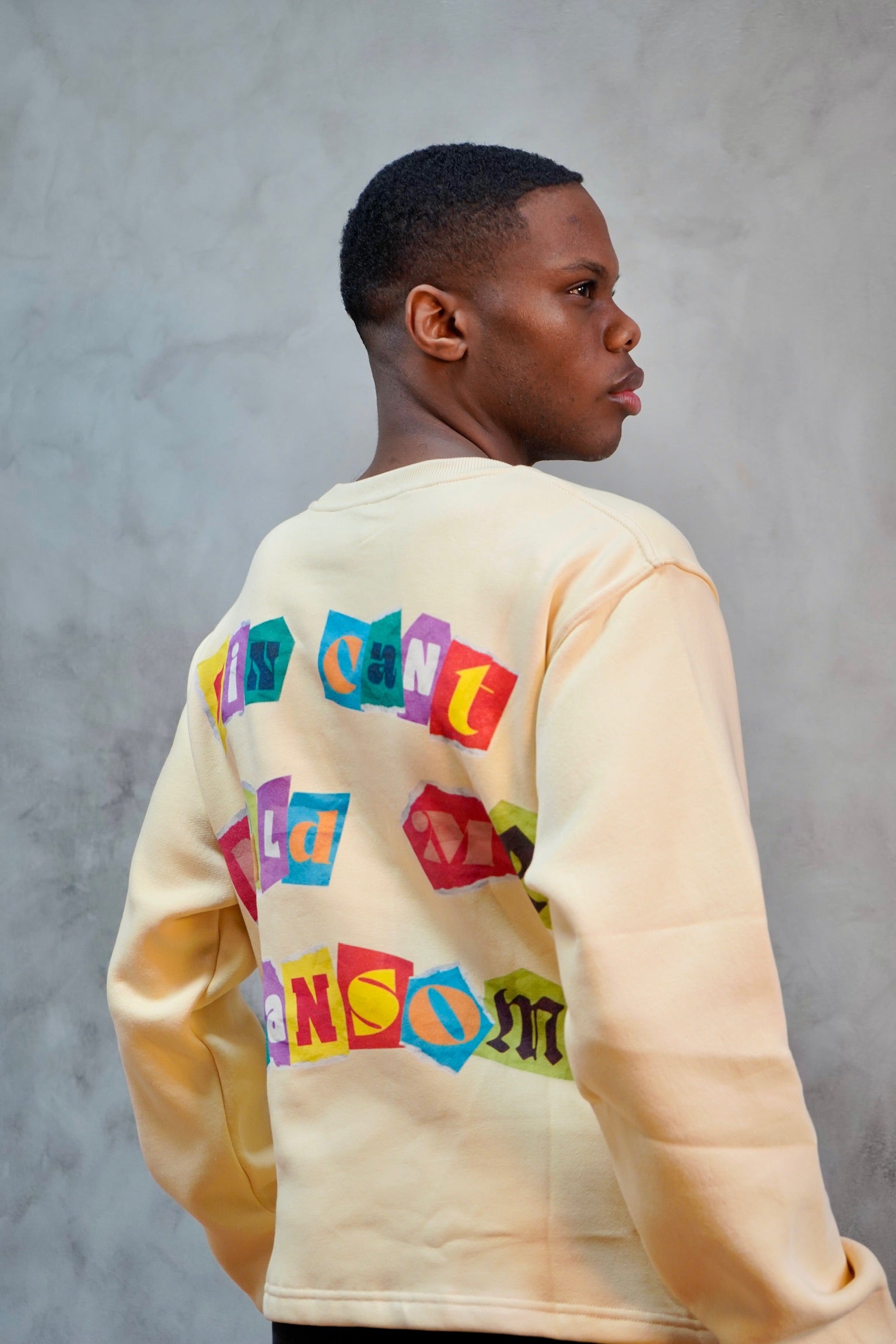 "S.C.H.M.R" Cropped Sweat Shirt