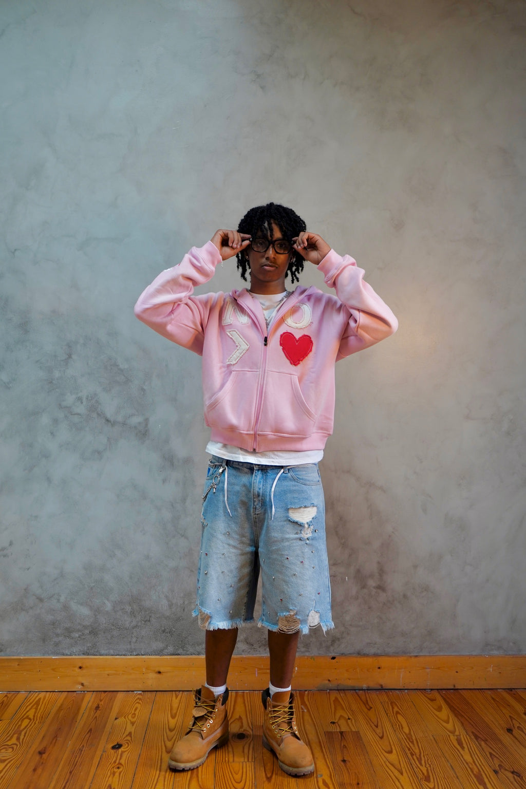 "N.G.L" - No Greater Love Zip Up Hoodie