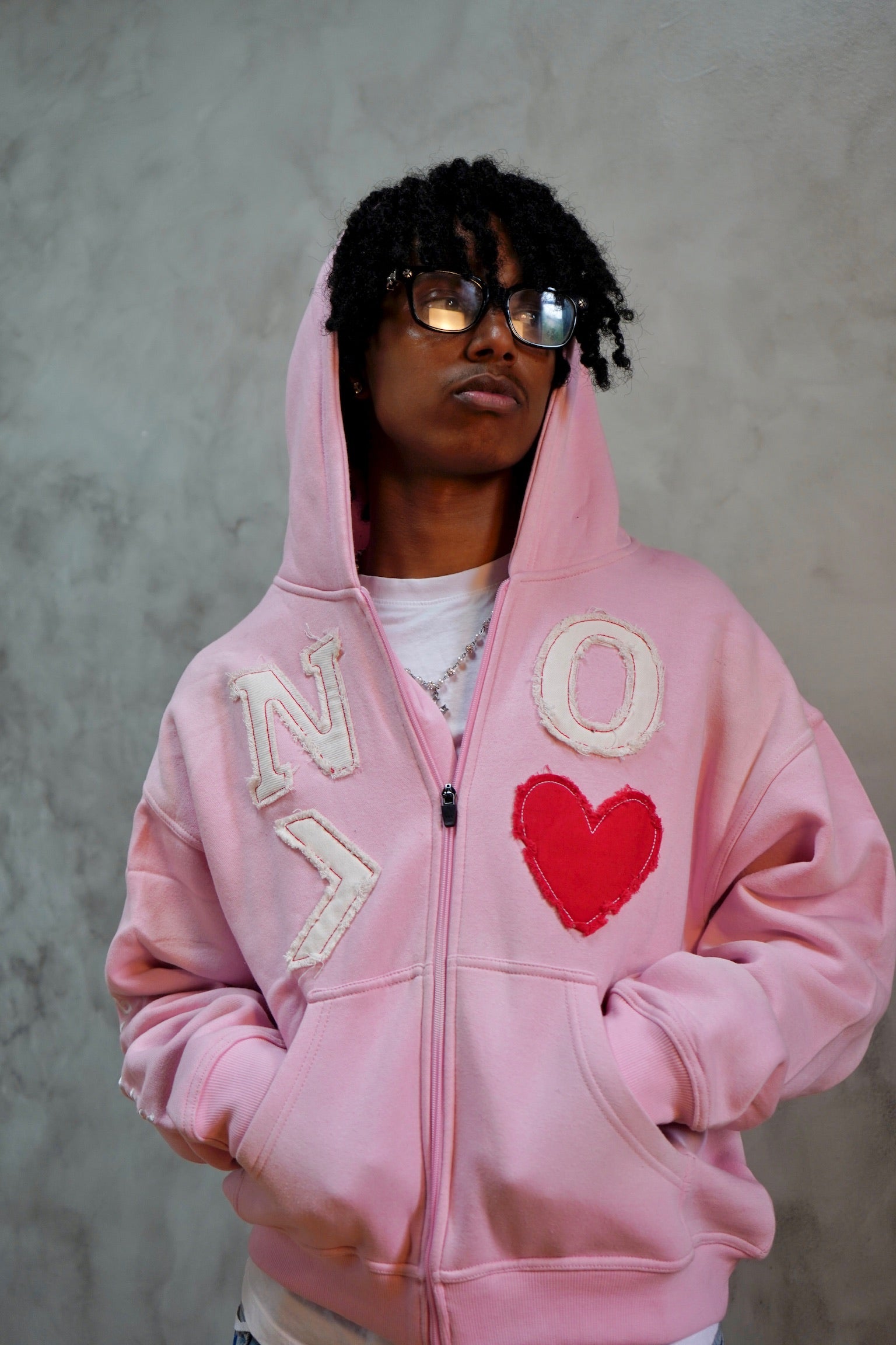 "N.G.L" - No Greater Love Zip Up Hoodie