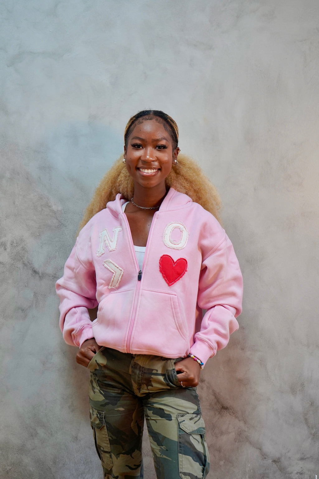 "N.G.L" - No Greater Love Zip Up Hoodie