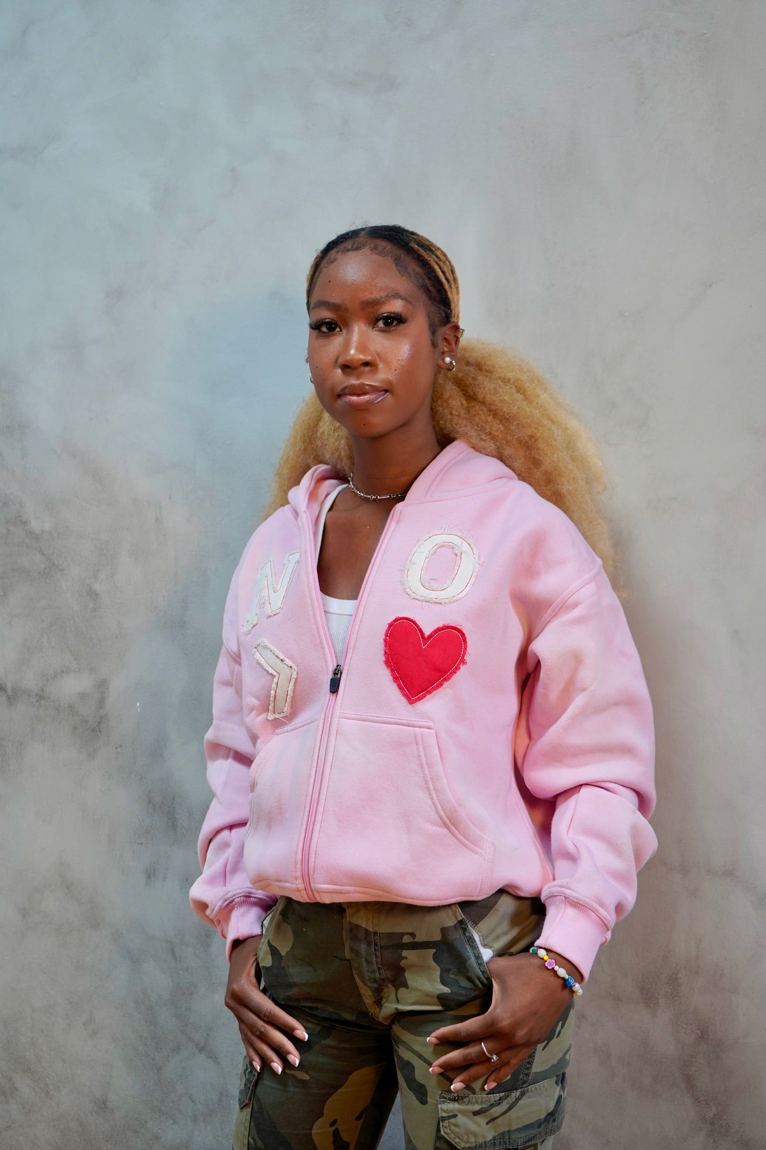"N.G.L" - No Greater Love Zip Up Hoodie