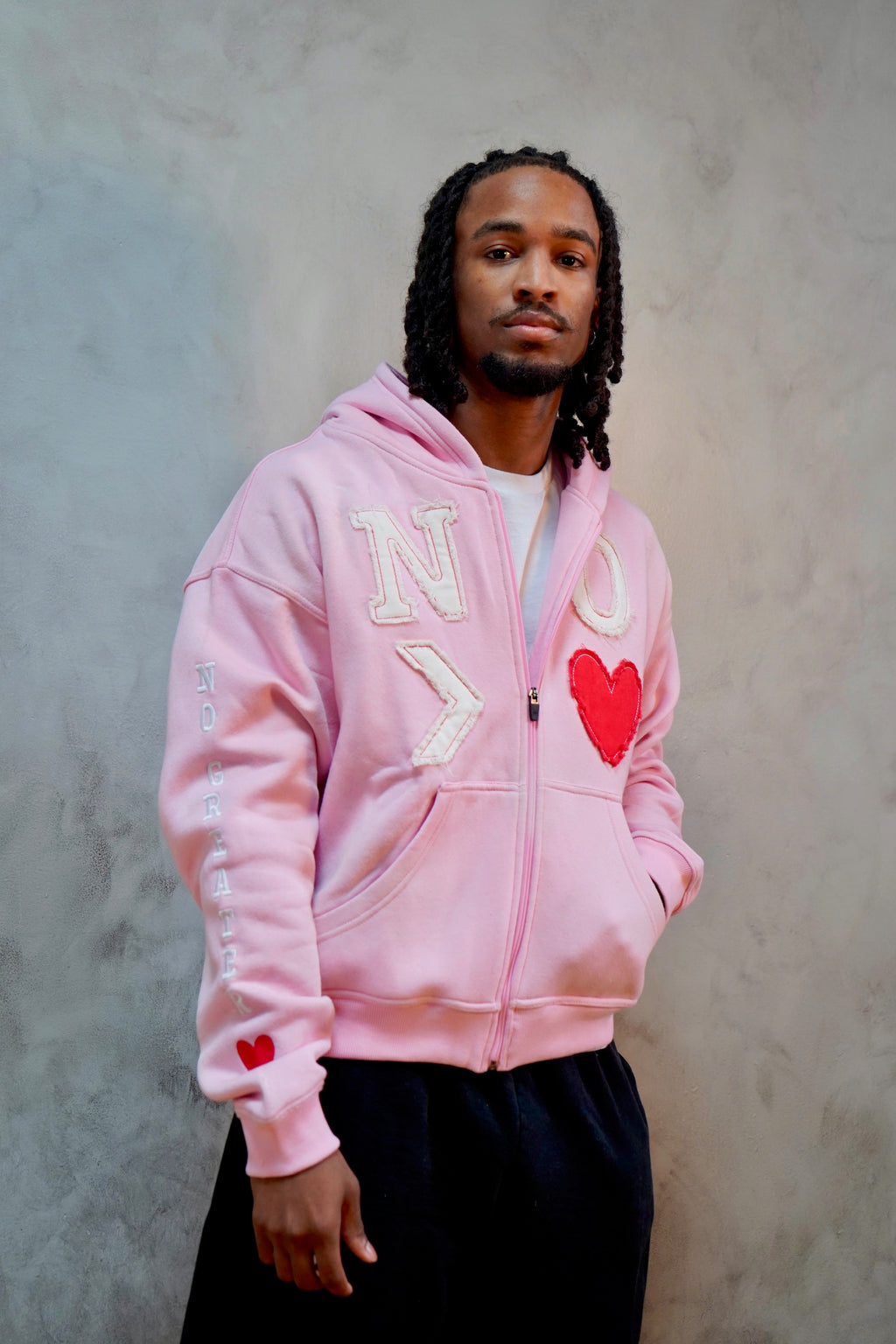 "N.G.L" - No Greater Love Zip Up Hoodie
